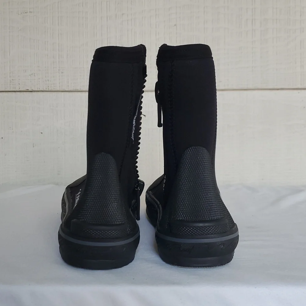 Waterproof Neoprene Scuba Boots. Blk. Large. Men's 11 (See Measurements) NWOT